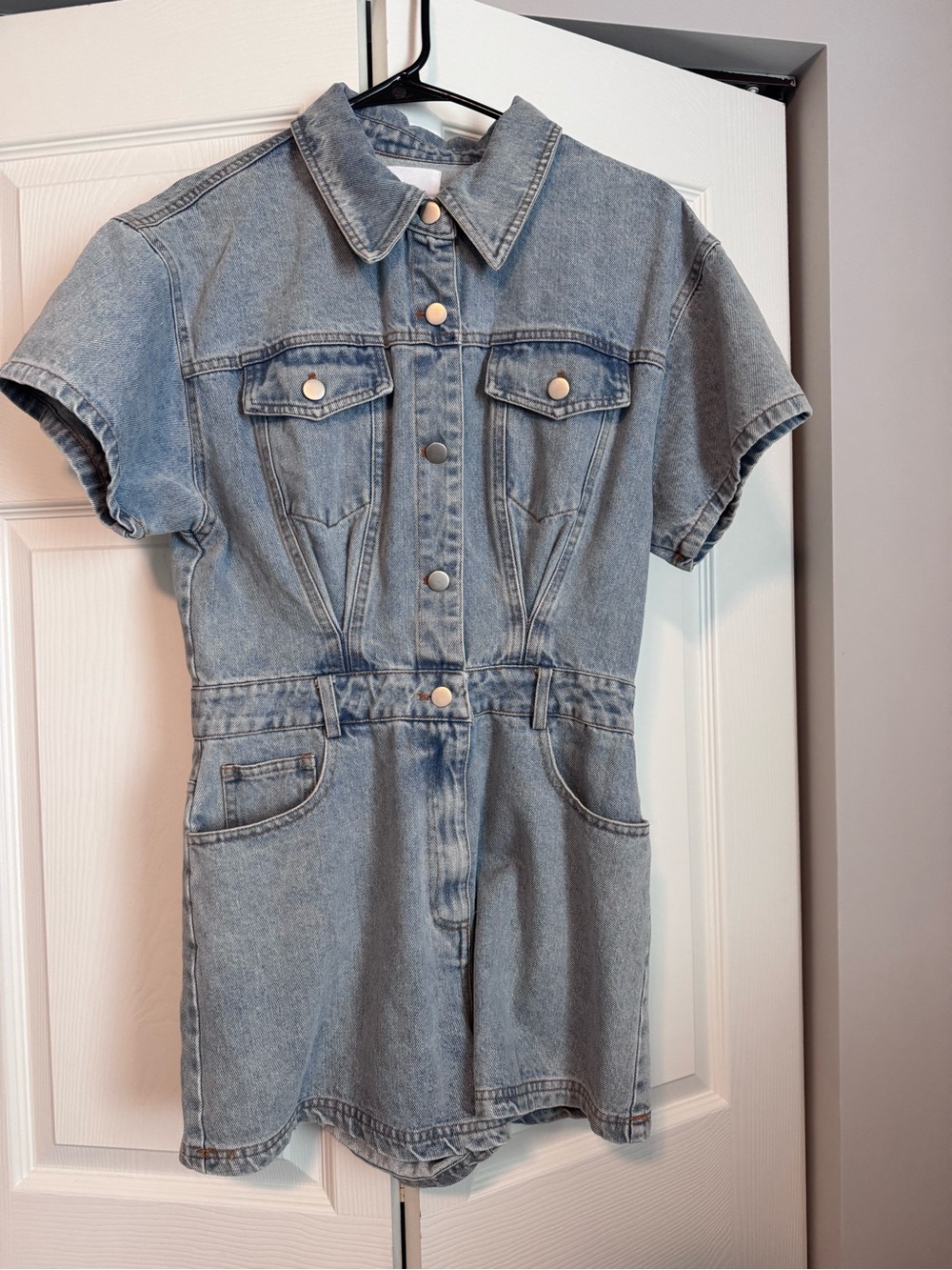 Le Lis Denim Romper